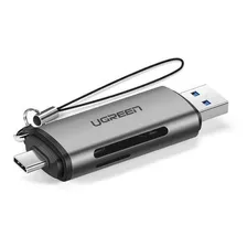 Leitor De Cartão Usb 3.0 E Type C Sd Micro Sd - Ugreen 50706