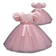 Vestido Princesa Brillante Para Niñas Talla 2 -12 Años B5r8