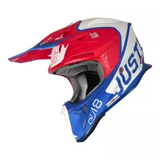 Capacete Just1 J18 Vertigo Cor Vermelho Tamanho Do Capacete M