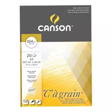 Block Dibujo Canson Cagrain Emblocado 224g 29,7 X 42 20h