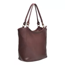 Bolsas Feminina Couro Sacola Zíper Forrada De Ombro Promoção