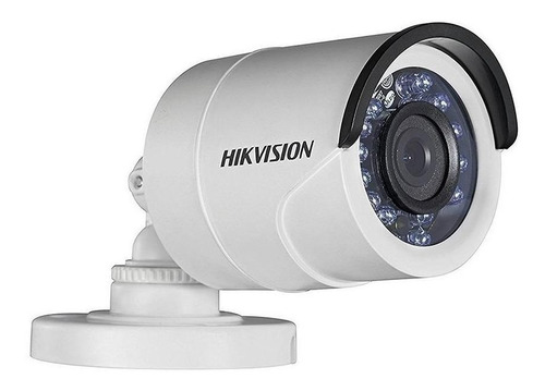 Cámara De Seguridad Hikvision Ds-2ce16d0t-irpf Turbo Hd Con Resolución De 1mp Visión Nocturna Incluida Blanca