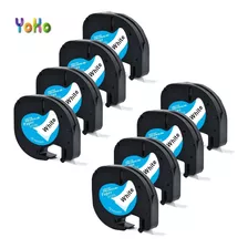 8pcs Dymo Lt 91200 Etiqueta De Papel Para Impressora Letrata