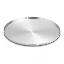 Assadeira/forma Para Pizza Fortaleza Aluminio Polido 25 Cm