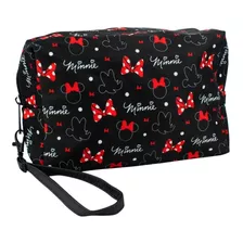 Necessaire Preto Minnie 15x7x21cm - Disney