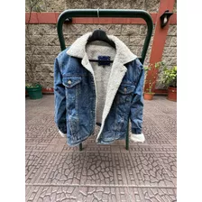 Campera De Jean Con Corderito