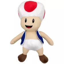 Pelúcia Cogumelo Toad Super Mario Bros Nintendo 