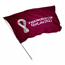 Bandeira Catar 2022 Copa Do Mundo 1,50m X 1,0m Cor