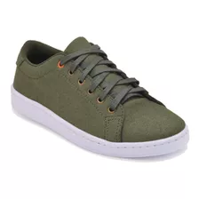 Zapatilla Urbana Mujer Verde Eco Básica If 