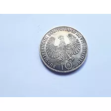 Moeda De Prata Da Alemanha 10 Mark 1972 Munchen - Mbcsob