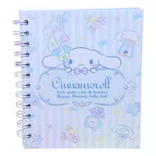 Cuaderno Tamaño Agenda Cinnamoroll Con Laminas Y Sobre