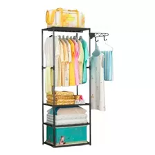 Estante Cabideiro Roupas Arara De Roupas Sapateira Rack Arp1