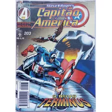 Gibi Hq Capitão América # 203 Marvel Editora Abril 1995
