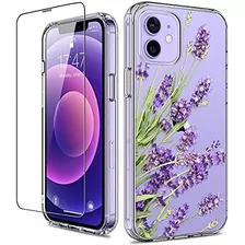 Funda Giika Para iPhone 12/12 Pro Pink Lavender