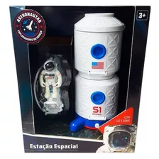 Playset Estação Espacial Com Astronauta Com Som E Luz Fun