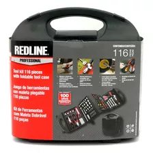 Set De Herramientas Para El Hogar 116 Piezas Tc420-3 Redline