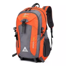 Mochila Deportiva Gym Casual Back Pack Impermeable Montaña M Color Naranja