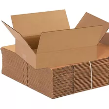 Cajas De Envío Planas 14 L X 11 W X 3 H, Paquete De 25...