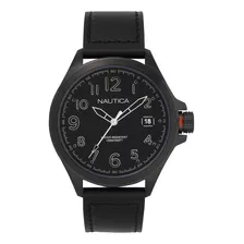 Reloj Náutica Glen Park Napglp004 All Black 46mm Clásico