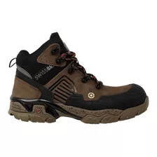 Botas Swissbrand Café Hombre Casquillo 408 Dielectricas