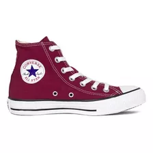 Zapatillas Converse All Star Chuck Taylor High Top Color Bordó - Adulto 10.5 Us