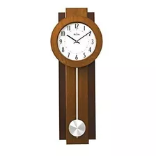 Bulova Avent Pendulo Deco Reloj De Pared 18 Blanco