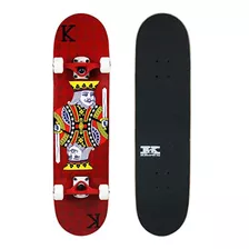 Tabla Skate Krown Kpc Intro King Skateboard, Rey Rojo