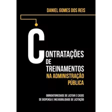 Livro Contratações De Treinamentos Na Administração Pública