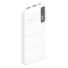 Batería Portátil Power Bank 10000mah Vidvie Color Blanco