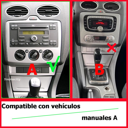  Radio Estreo Pantalla Android Gps Auto Para Focus Manual Foto 6