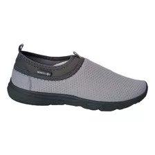 Tenis De Descanso Para Dama Winix 1014 Color Gris Total 