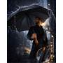 Guarda Chuva Sombrinha Automático Grande Reforçado Premium Preto Liso