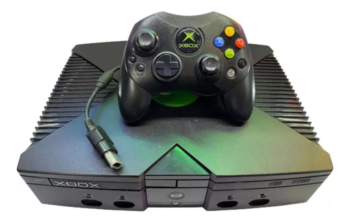 Consola Xbox Clásica | Negra Con Un Control Original