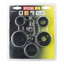 Ryobi Rak07hs Kit De Sierra De Agujero 7 Piezas