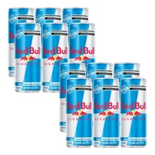 Red Bull Sugarfree Energizante Lata 250ml Pack X12 - Gobar