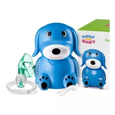 Nebulizador Pediatrico Perrito Perro Con Tula ® Azul