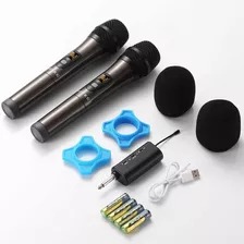 Microfonos Karaoke Inalambricos Set X 2