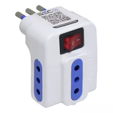 Enchufe Adaptador Triple Con Interruptor 1500w / Sec