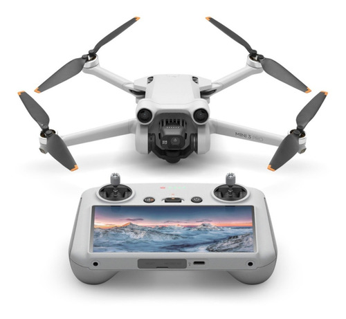 Dji Mini 3 Pro (dji Rc)  Dron Ligero Y Plegable Con Vídeo 4 Color Gris