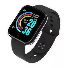 Relogio Inteligente Smartwatch D20 Preto + Fone Bluetooth