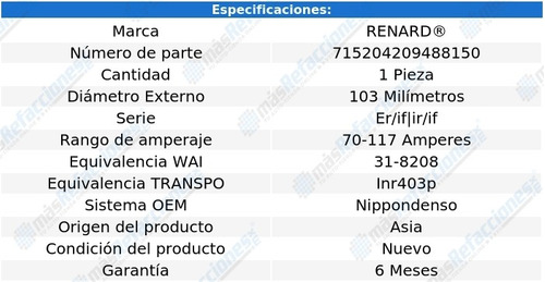 Porta Diodos Nippondenso Geo Storm L4 1.8l 92-93 Renard Foto 4