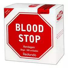 Curativo Blood Stop Redondo Estancamento De Sangue 500 Und