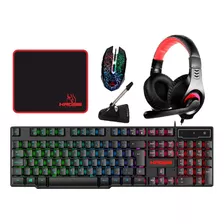 Kit Gamer Kross Elegance 5em1 Teclado Mouse Rainbow Headset