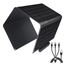 Cargador Solar Portátil 30w Panel Solar Usb Usba Qc3.0...