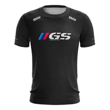 Camiseta Bmw Gs Grafite Brk Motociclismo Proteção Uv50+