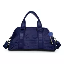 Bolsa Blogueira Mala Feminina De Academia Transversal Ombro Cor Azul-escuro