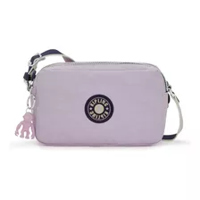 Bolsa Bandolera Kipling Ki6215ub4 Diseño Liso De Nailon Gentle Lilac Block