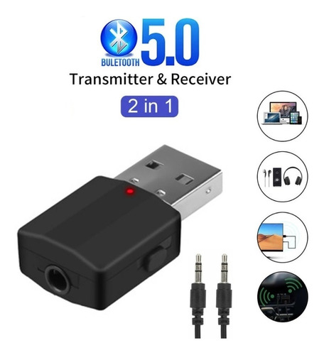 Transmisor Receptor Bluetooth 5.0 Para Tv Laptop Pc Parlante