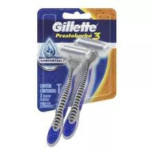 Prestobarba 3 Gillette Com 02 Unidades