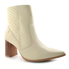 Bota Feminina Ramarim Salto Alto Bico Fino Macia 23-58124